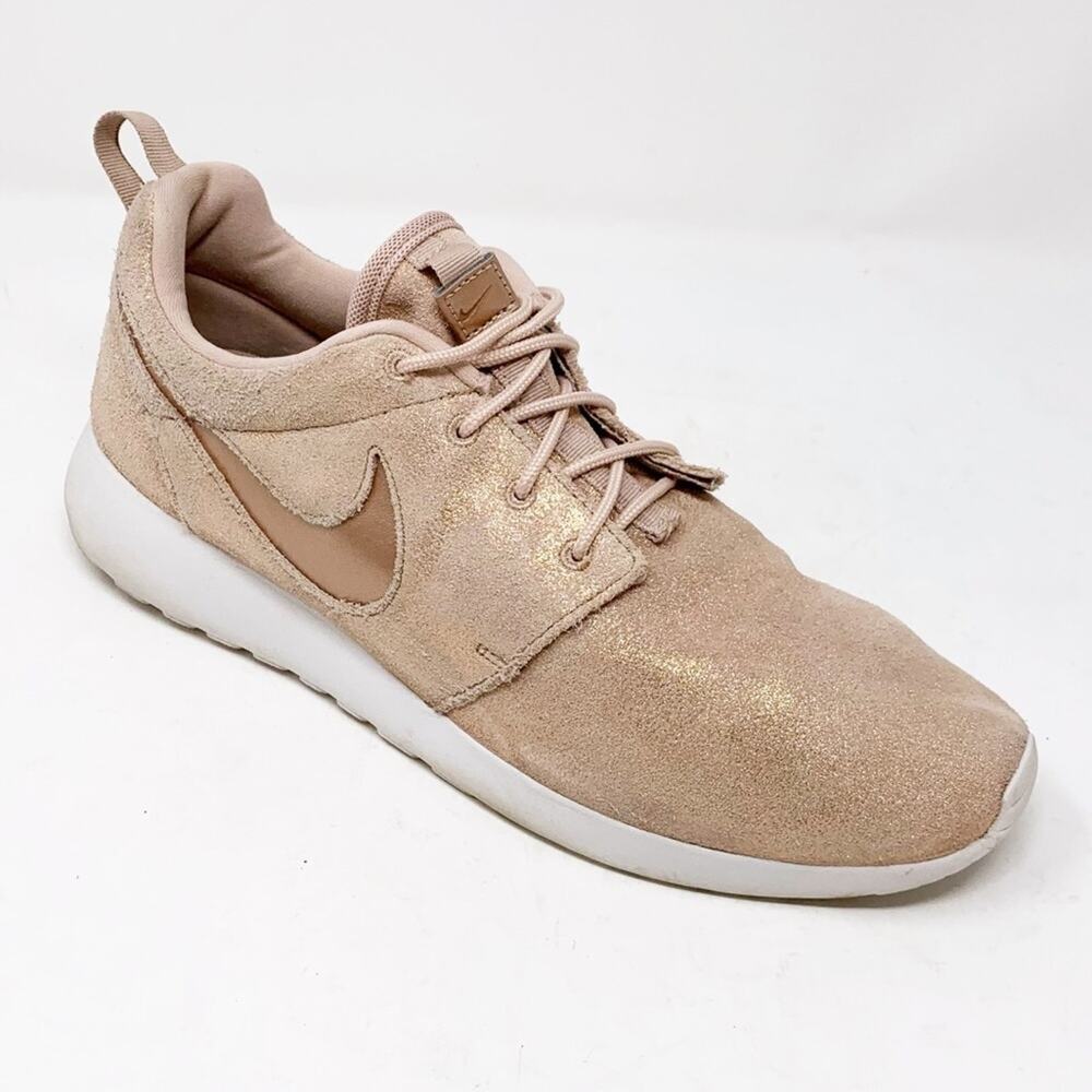 Nike Roshe Run Rose Gold Women’s Athletic Shoes Size 10